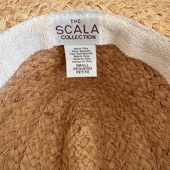 SCALA Wide Brim Fedora Braided Woven Eco Friendly Straw Hat Sun Beach Garden main image 6